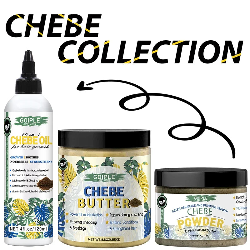 Goiple Chebe Hair Care Set Deep Nourishing Conditioner and Growth Oil
