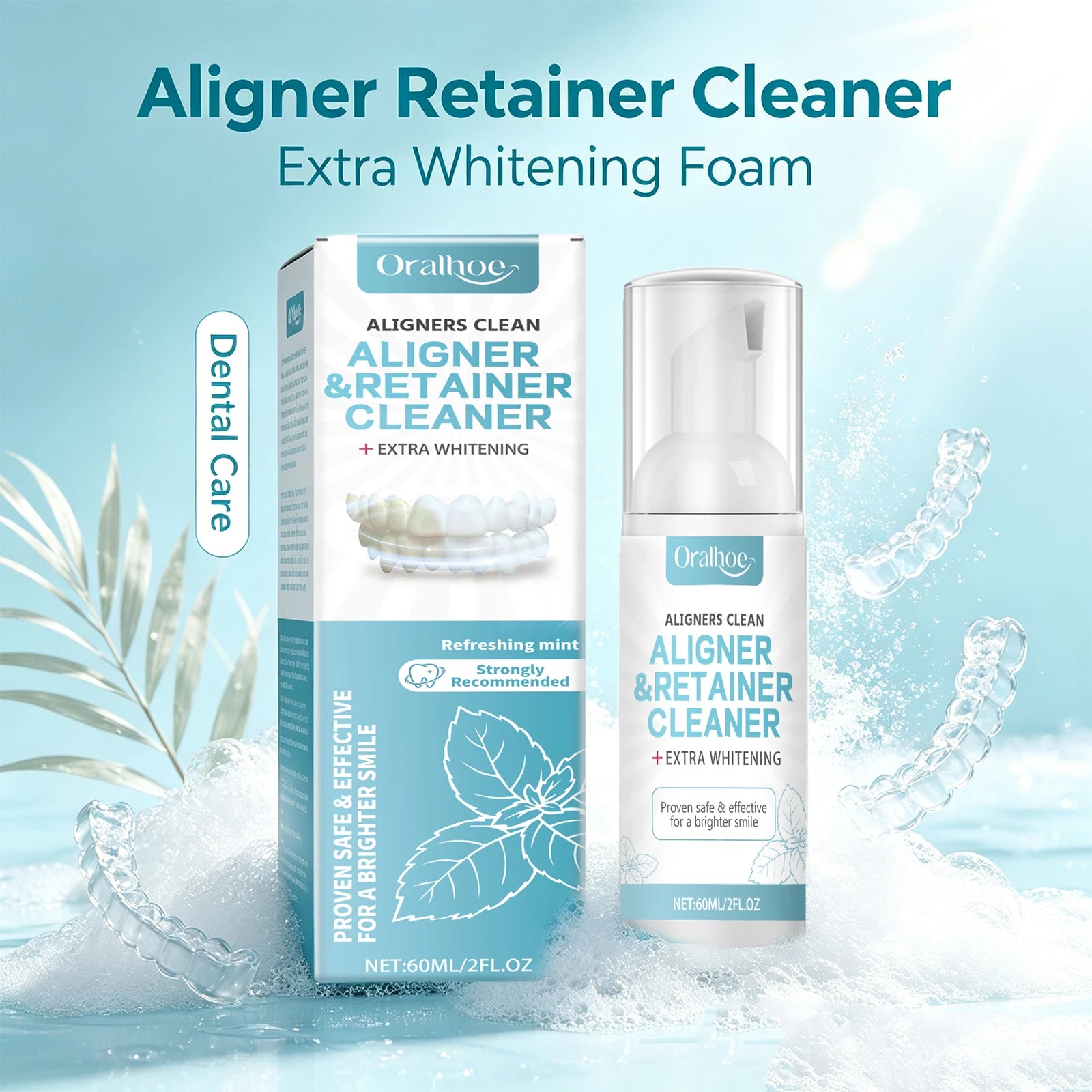 Foaming Aligner and Retainer Cleaner for Fresh Breath - 6