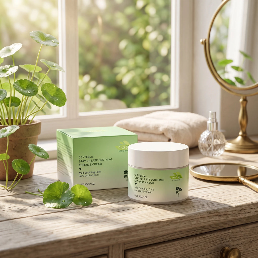 Centella Asiatica Soothing Cream for Sensitive Skin Redness Relief
