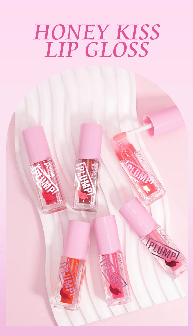 Peiien Plumping Lip Oil Set Glossy Hydrating Lip Gloss for Dry Lips