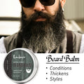 Lockmio Natural Vanilla Beard Balm for Softening Grooming and Styling