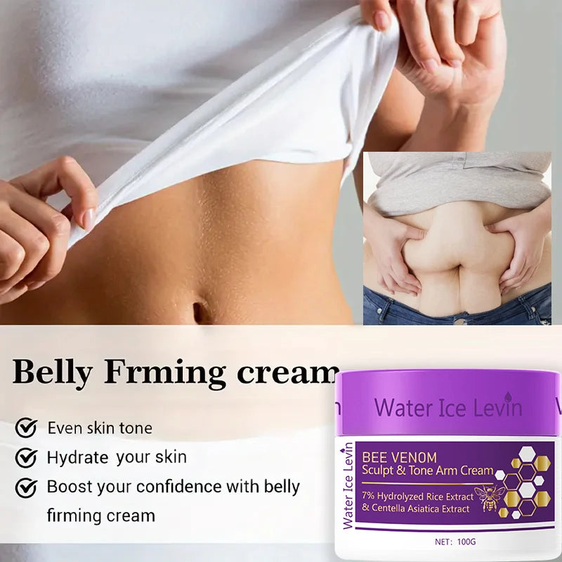 Bee Venom Sculpt and Tone Cream Firming Moisturizing Body Massage Balm - 4