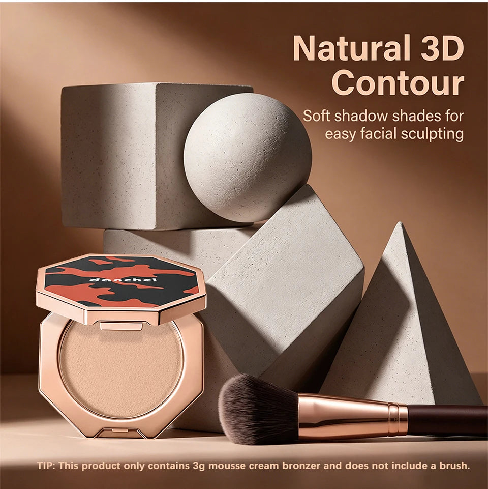 Cream Mousse Contour Bronzer for Sculpted Natural Finish - 16
