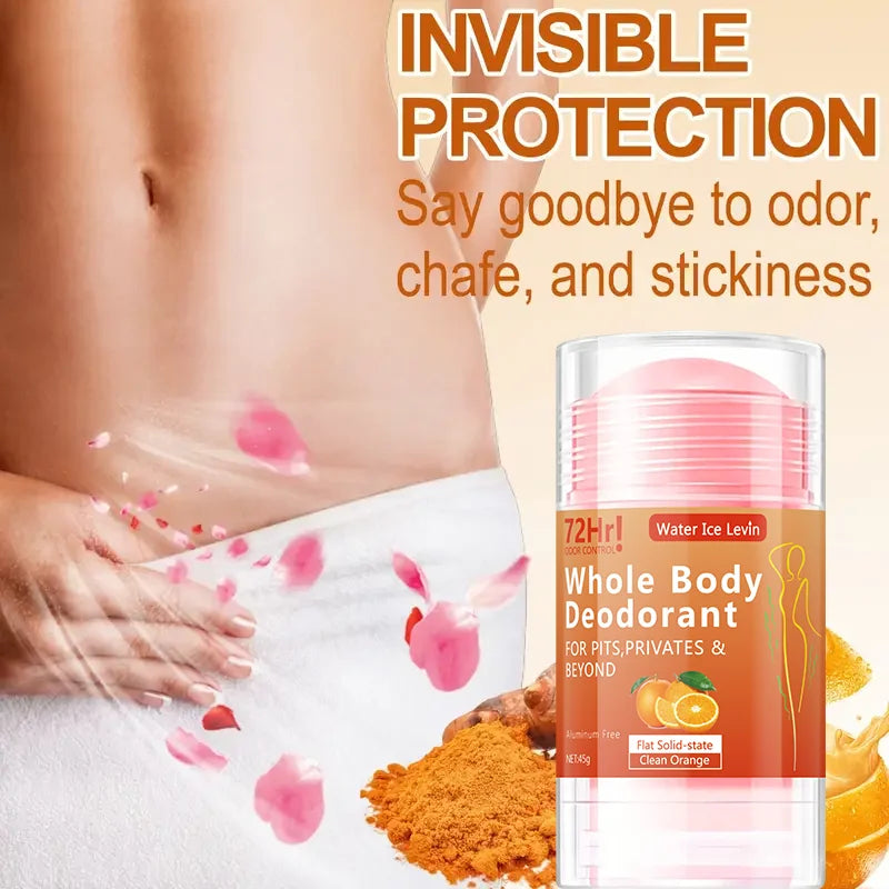 Water Ice Levin Intimate Deodorant Cream Whole Body Odor Control 45g - 3