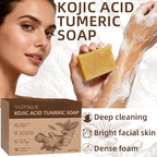 YUITIKUE Turmeric Kojic Acid Cleansing Bar Skin Brightening Soap