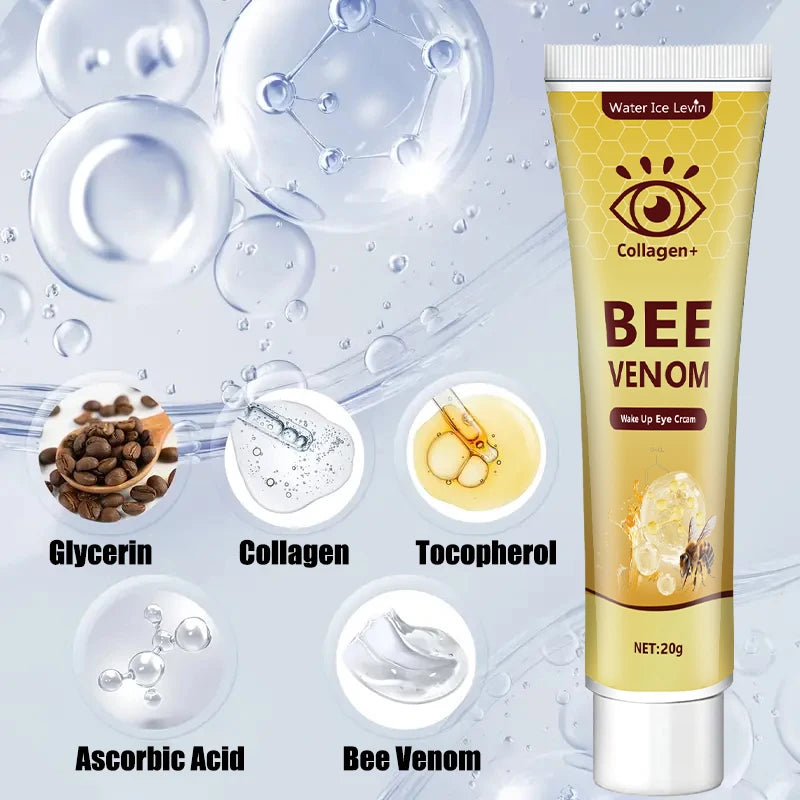Bee Venom Eye Cream Moisturizing Collagen Serum for Brighter Eyes