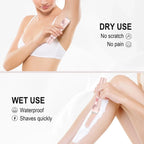 Electric Waterproof Shaver for Women Bikini and Body Hair Removal