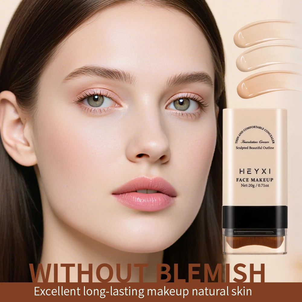 HEYXI Foundation Stick Long Lasting Moisturizing Concealer Makeup - 5