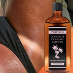 YUITIKUE Coconut Tanning Lotion Natural Sunless Bronzer for Glowing Skin