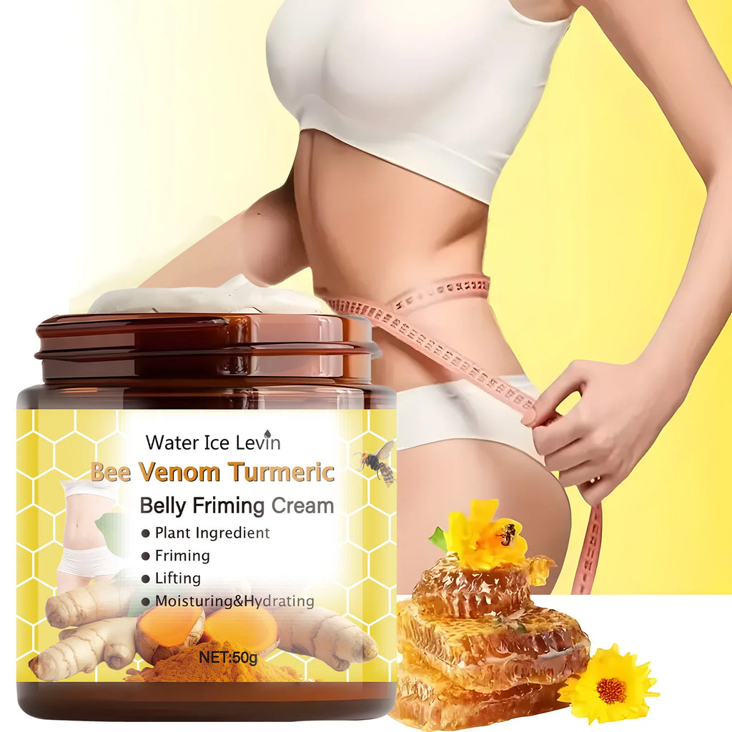 Bee Venom Turmeric Belly Firming Cream Moisturizing Body Treatment