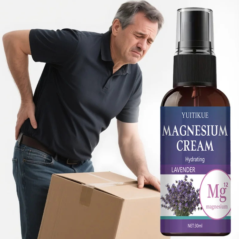 YUITIKUE Magnesium Lavender Spray Joint and Muscle Soothing Cream 30ml