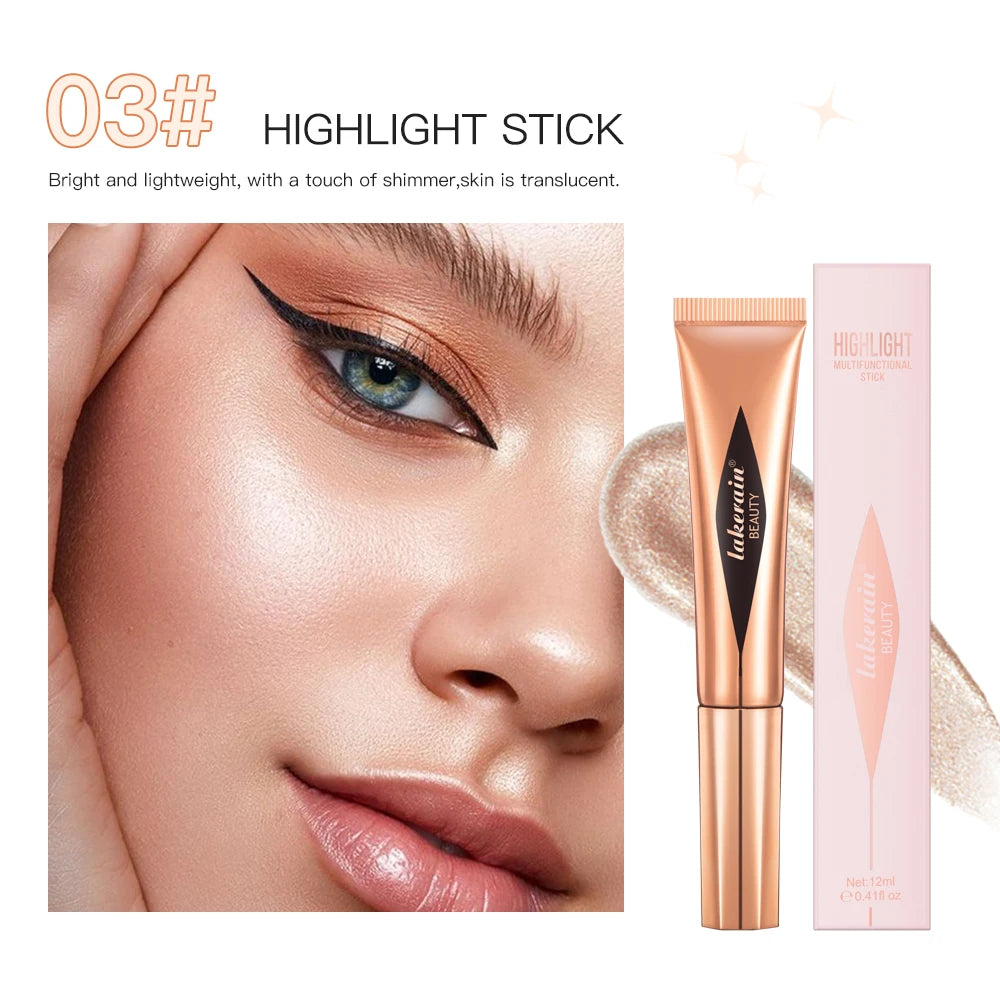 Liquid Face Contour and Highlighter Wand with Cushion Applicator