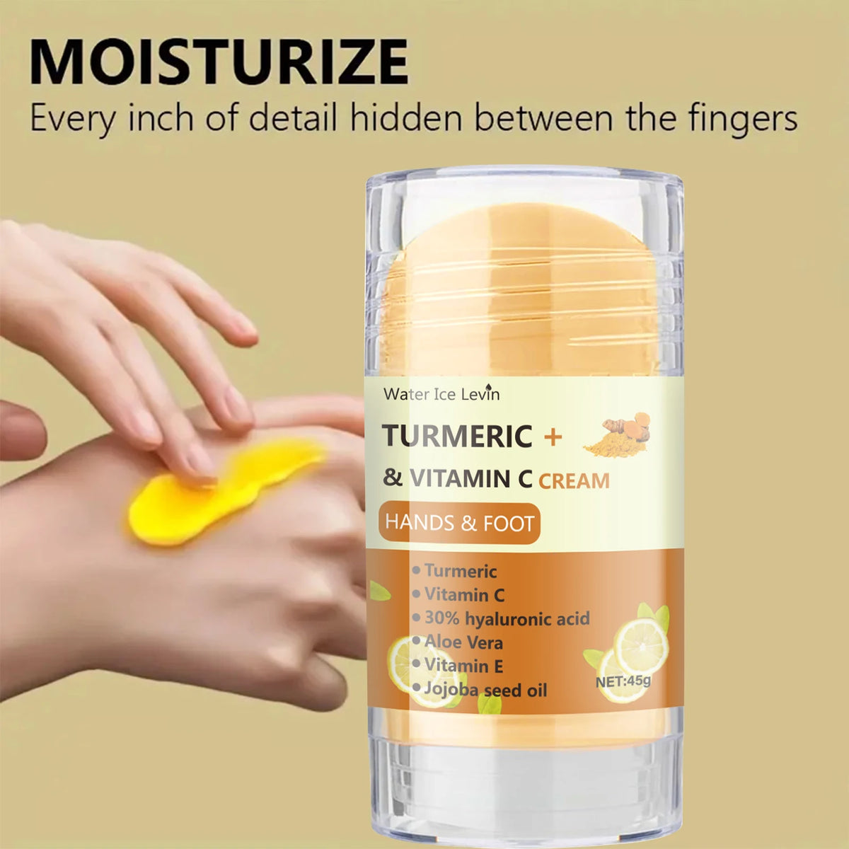 Turmeric and Vitamin C Hand and Foot Moisturizing Cream 45g