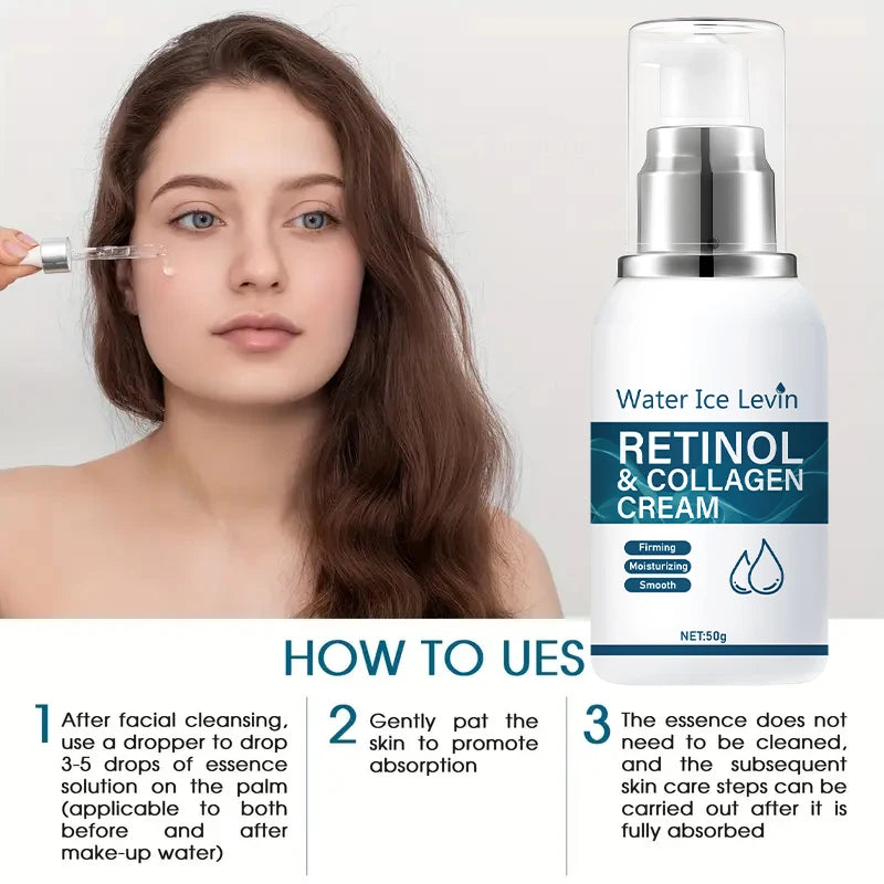 Retinol Collagen Face Cream Firming Moisturizing Anti Aging Skin Care