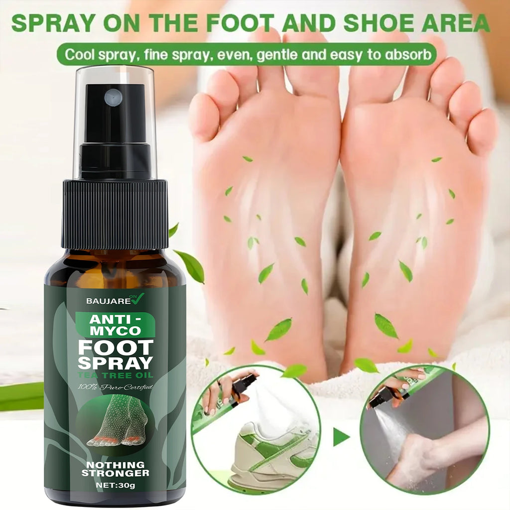 Anti Myco Foot Spray Tea Tree Oil Moisturizing Skin Care Treatment