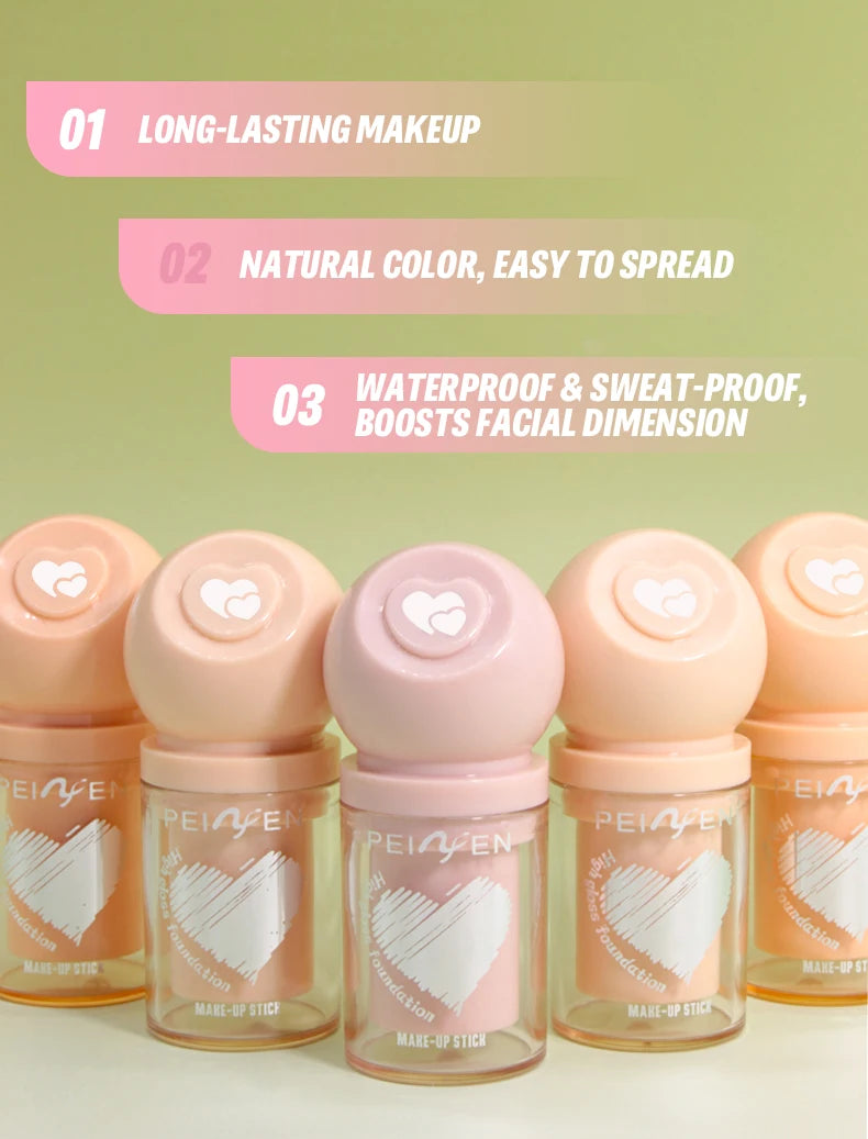 Peifen Foundation Stick Long Lasting Cream Contour and Highlighter