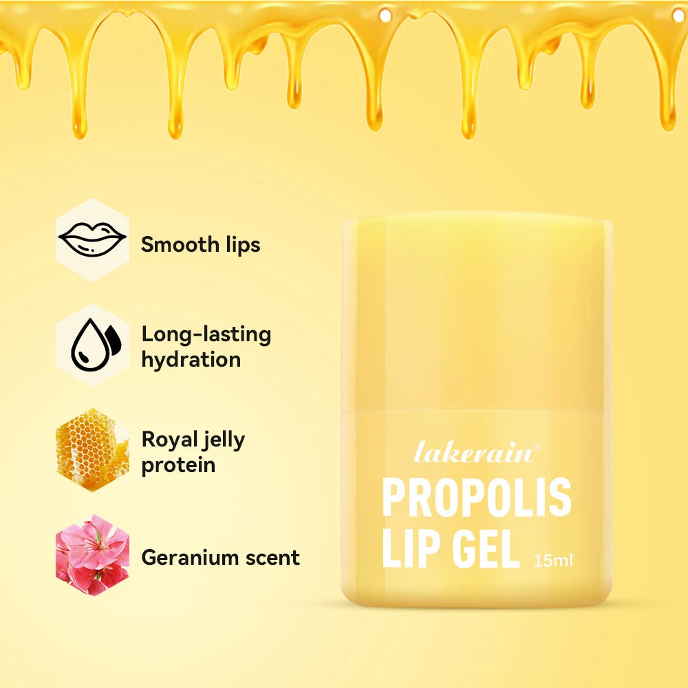 Propolis Hydrating Lip Gel for Dry and Chapped Lips