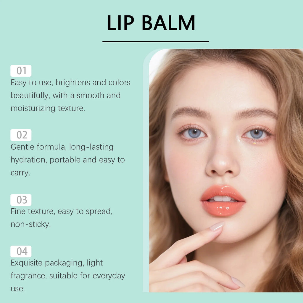 Viareline Lip Balm Moisturizing Hydrating Gloss for Soft Lips
