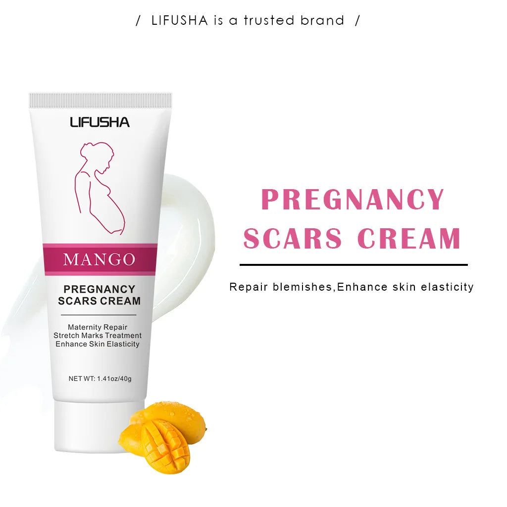 Mango Stretch Mark Cream and Repair Oil for Maternity Skin Care - 3