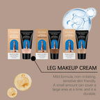 Waterproof Leg Foundation and Self Tanning Concealer Cream