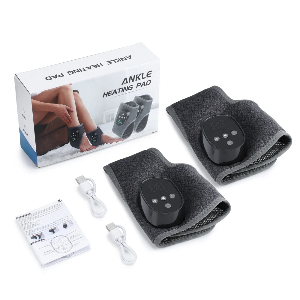Heated Ankle Massager with Vibration Therapy