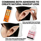 Spirit Gum Adhesive Remover and Lace Wig Glue Set for SFX and Cosplay
