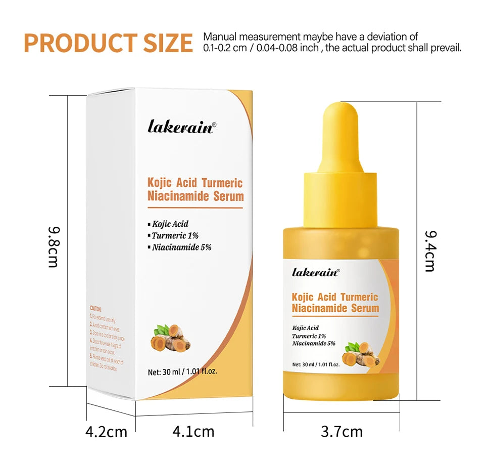 Brightening Kojic Acid and Turmeric Face Serum - 17