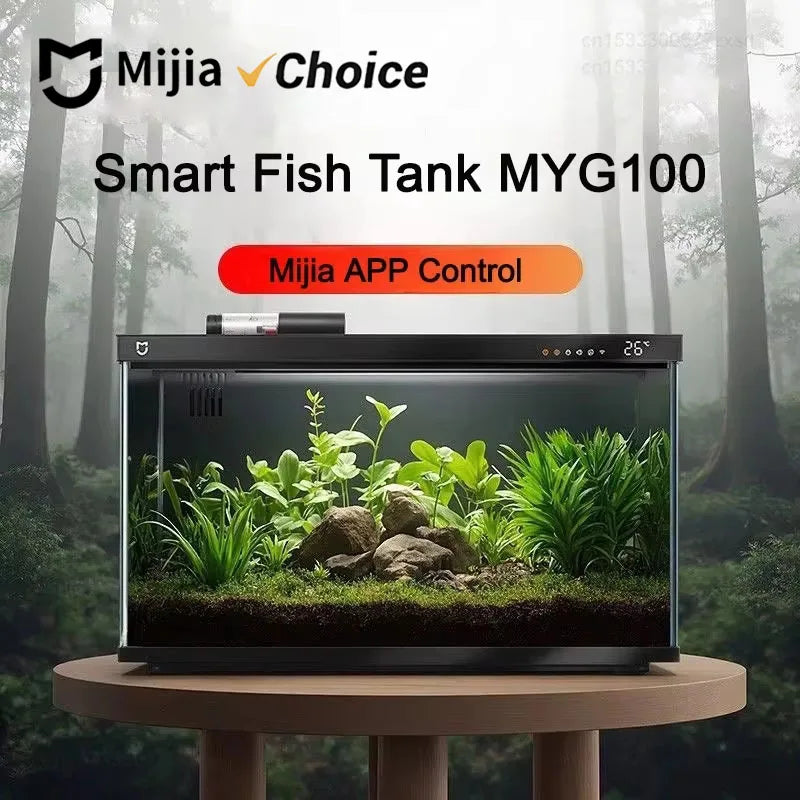Mijia Smart Fish Tank MYG100 App Controlled Aquarium with Auto Feeder