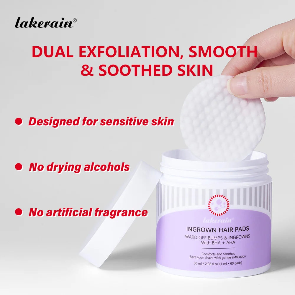 Ingrown Hair Treatment Pads for Razor Bumps and Shaving Irritation - 2