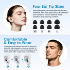 Reusable Noise-Canceling Sleep Earplugs for Side Sleeping