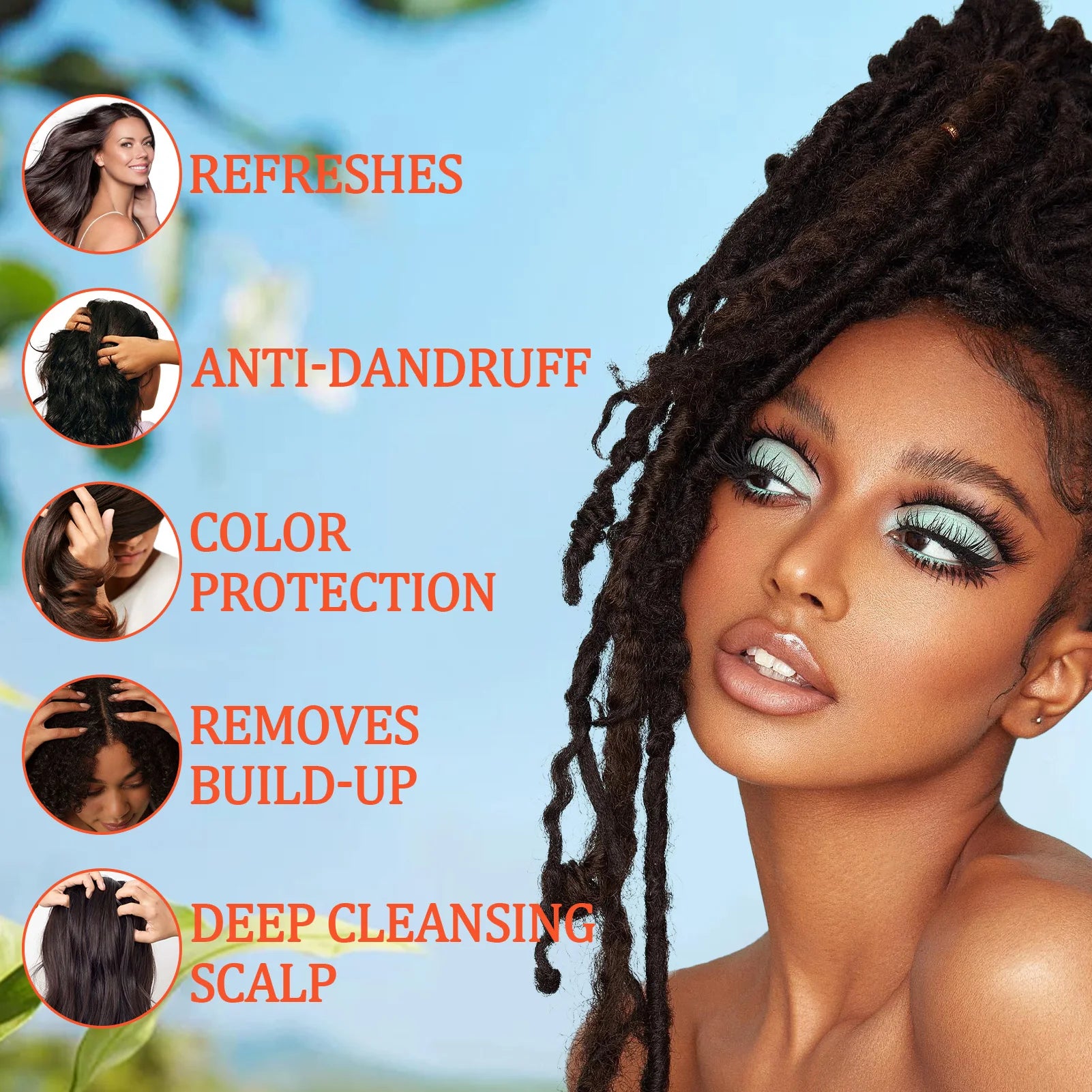 Goiple 2 in 1 Apple Cider Vinegar Shampoo and Conditioner for Locs - 4
