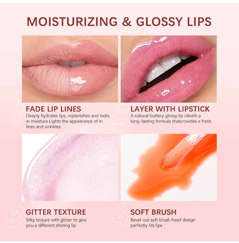 Honey Infused Moisturizing Lip Gloss Oil - 10