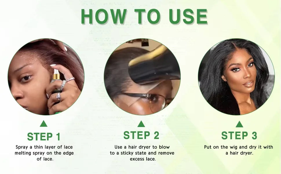 Goiple Lace Melting Spray Wig Adhesive and Edge Control Set