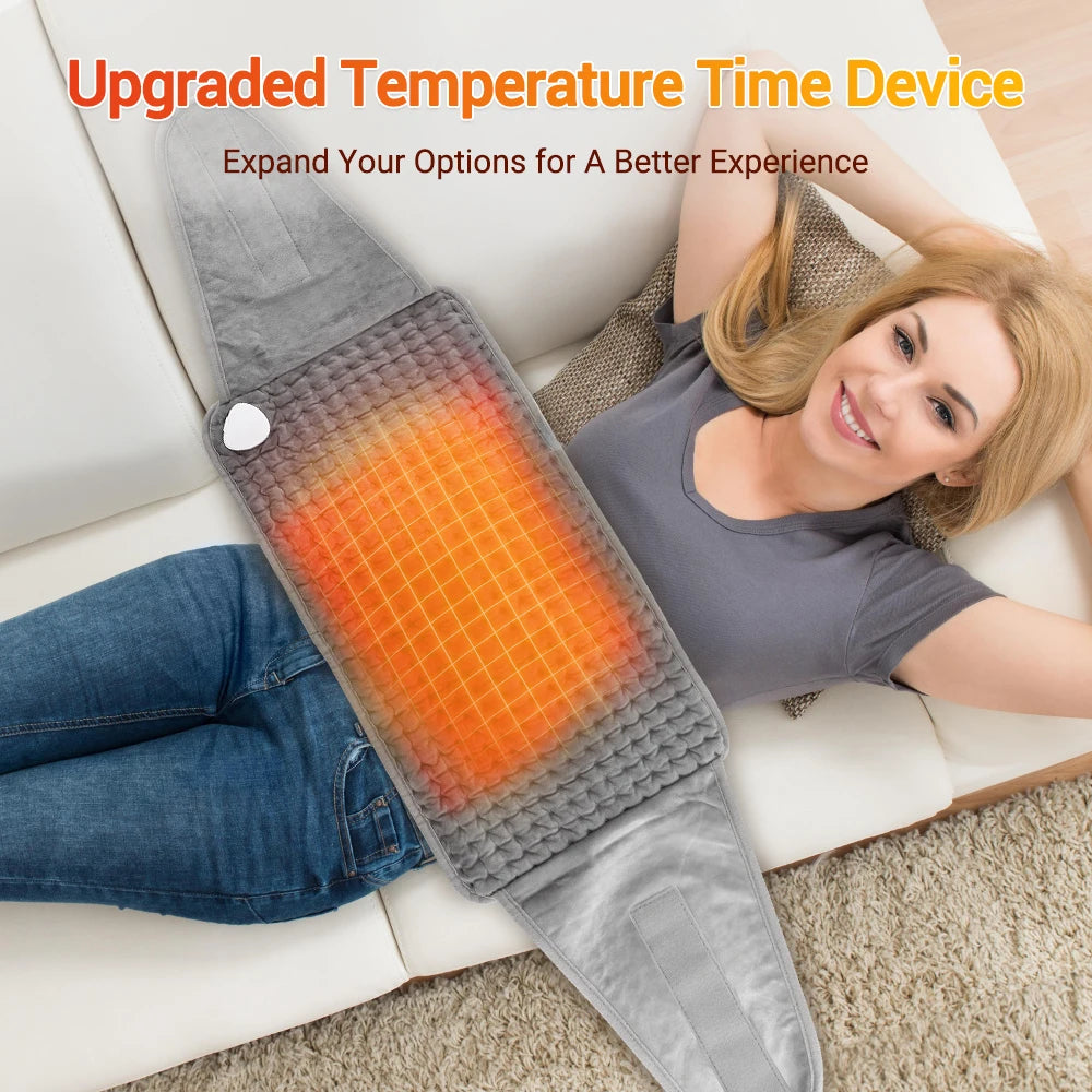 Electric Heating Waist Belt with Adjustable Temperature and Timer