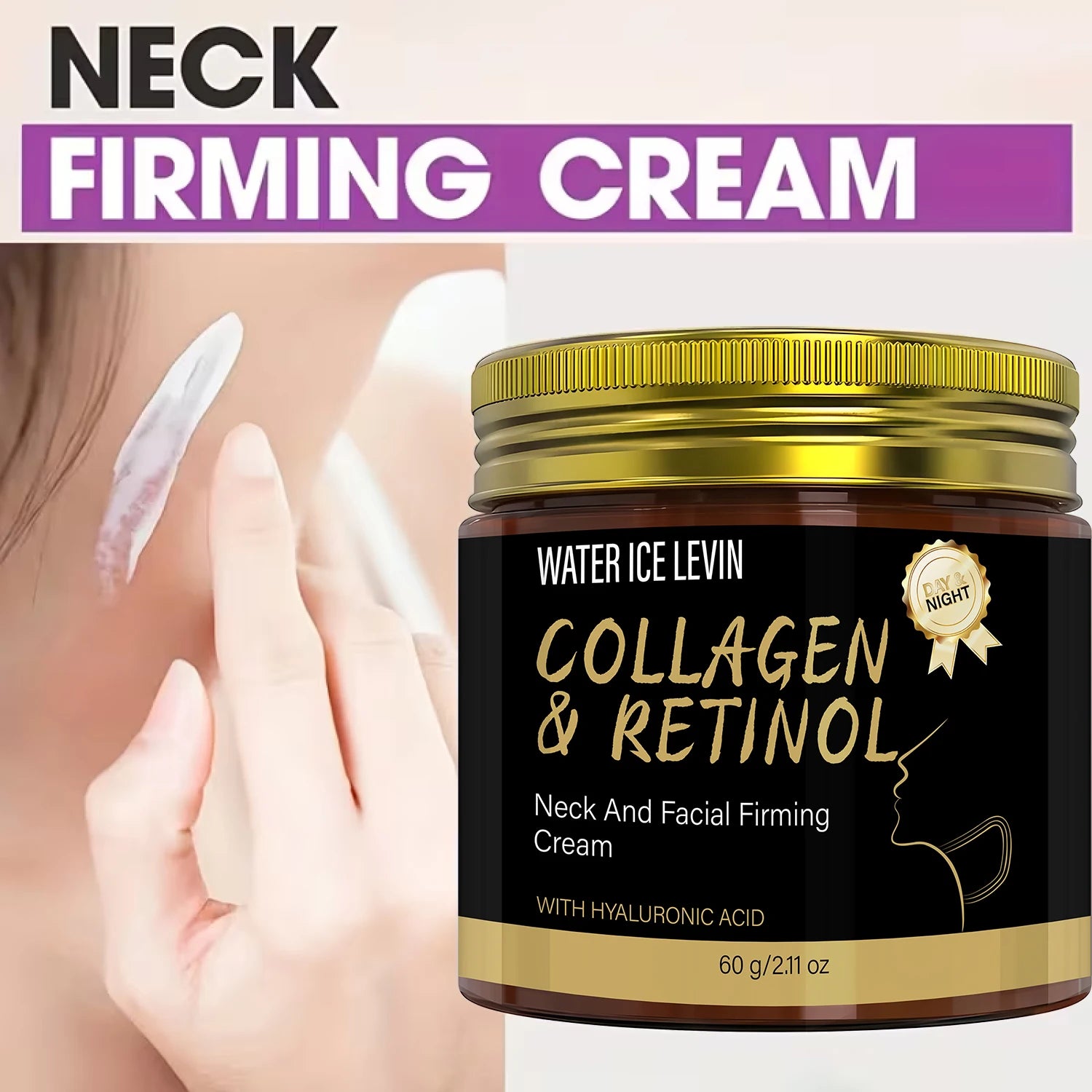Retinol Collagen Neck Firming Cream Anti Aging Moisturizer 60g - 4