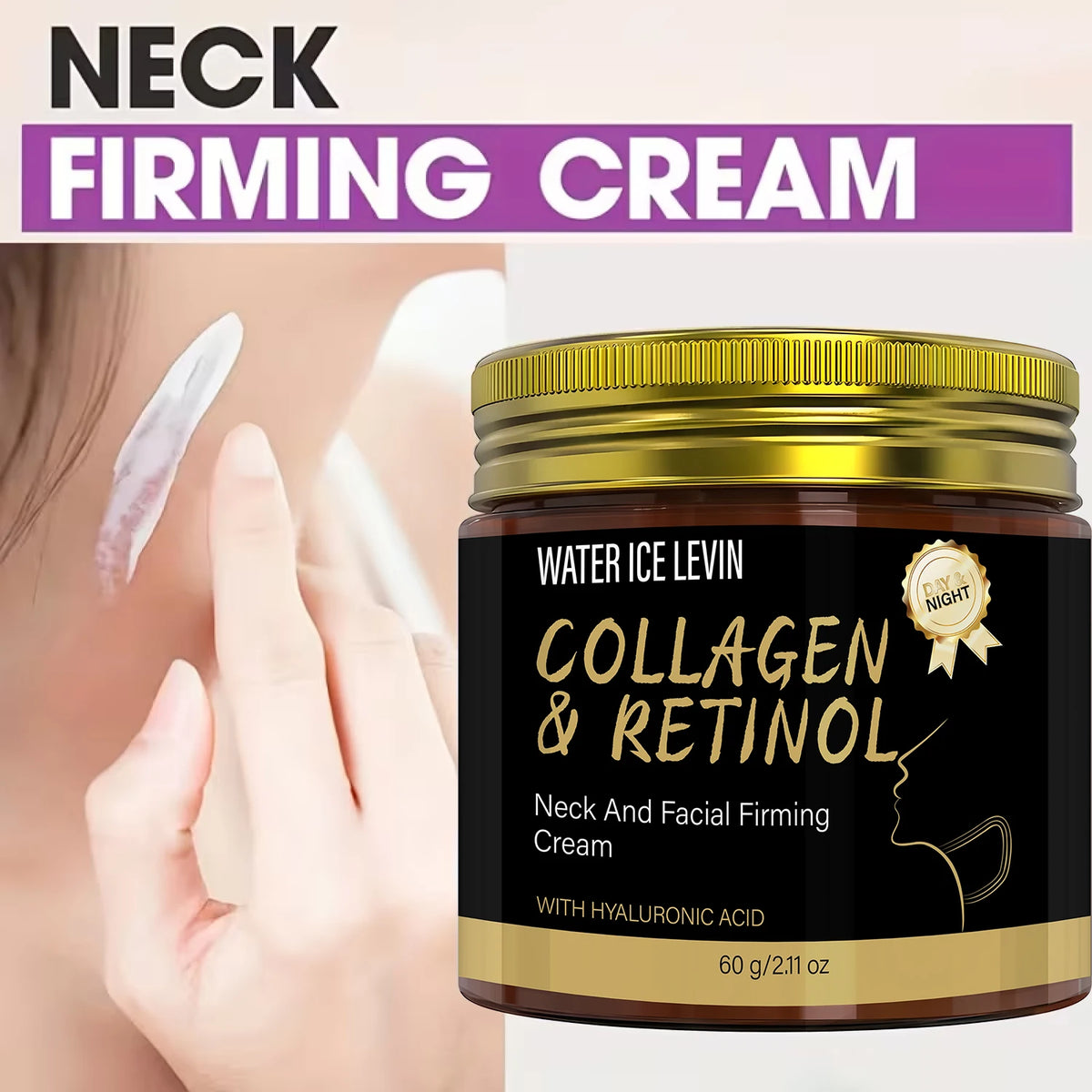Retinol Collagen Neck Firming Cream Anti Aging Moisturizer 60g