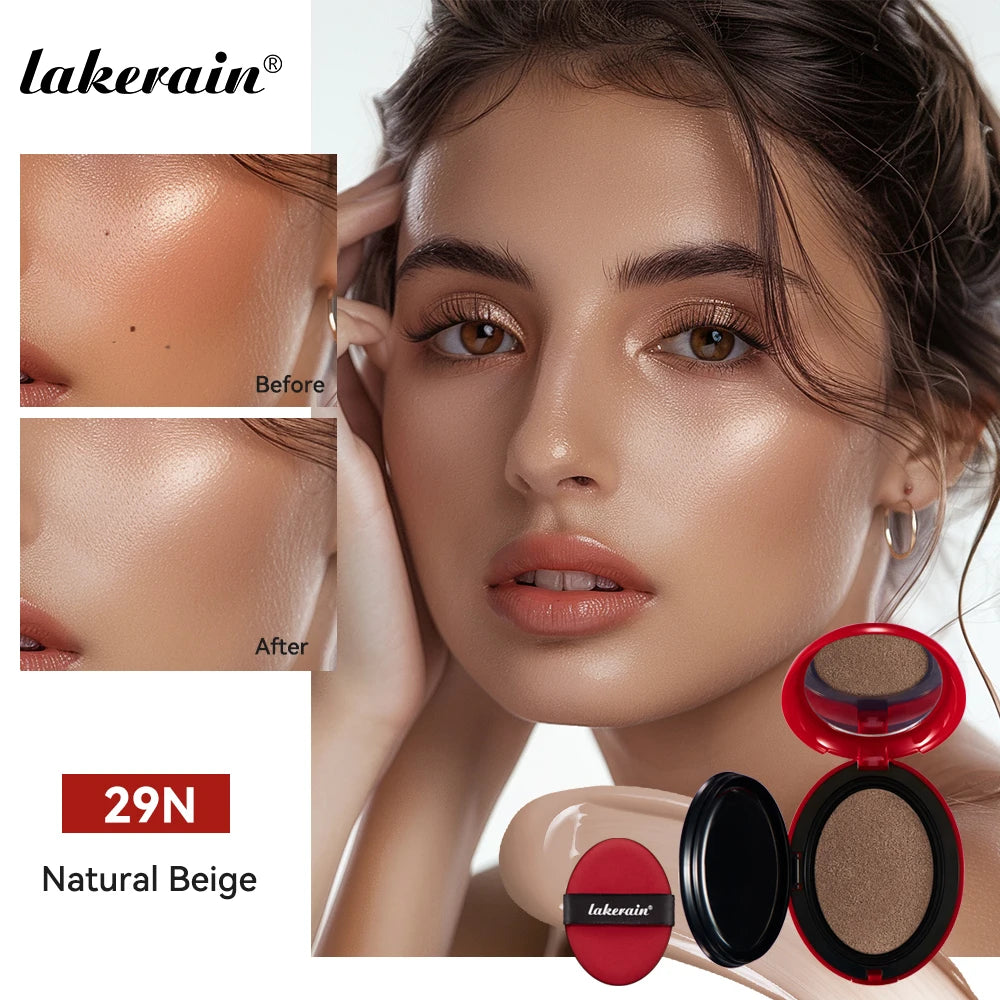 Long-Lasting Full Coverage Cushion Foundation with Sun Protection