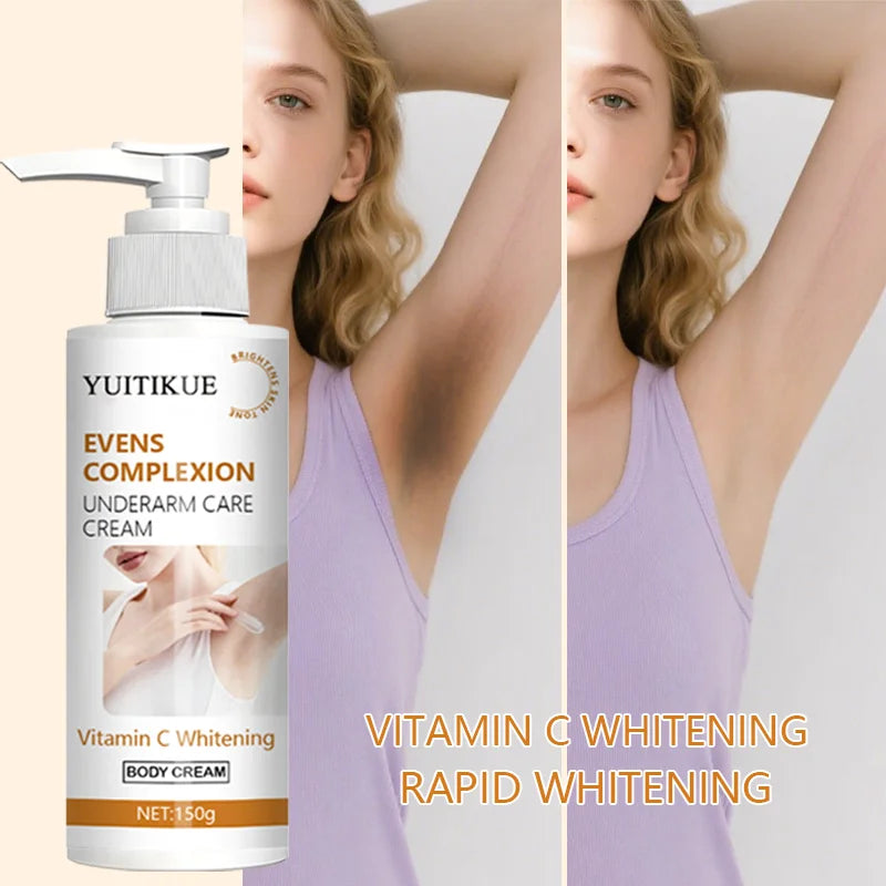 YUITIKUE Underarm Brightening Cream Dark Spot Corrector Vitamin C 150g
