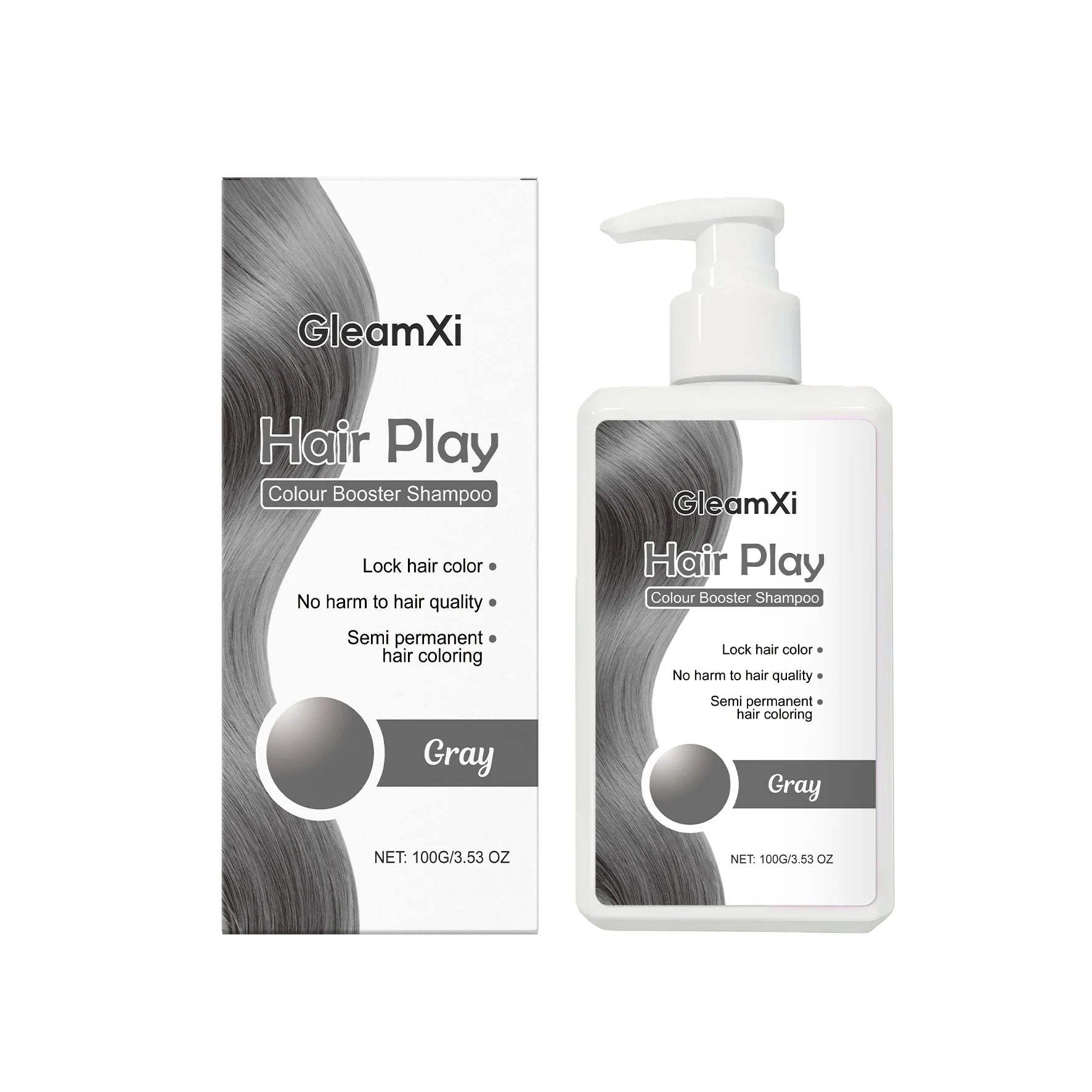 100g Gray Hair Color Locking and Nourishing Dyeing Shampoo