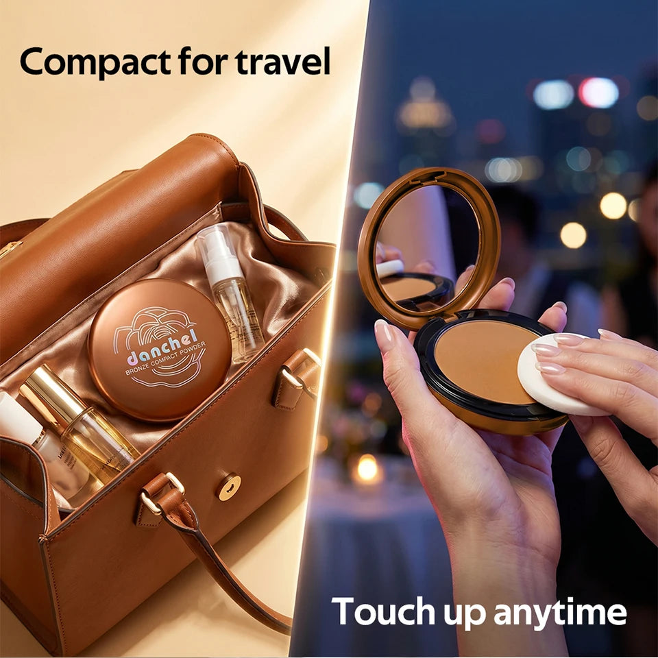 Matte Bronze Pressed Powder for Natural Sun-Kissed Look - 11