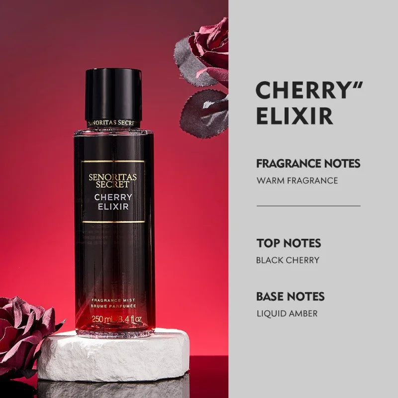 Floral Fruit Fragrance Mist Women Body Spray Vanilla Scent 250ml