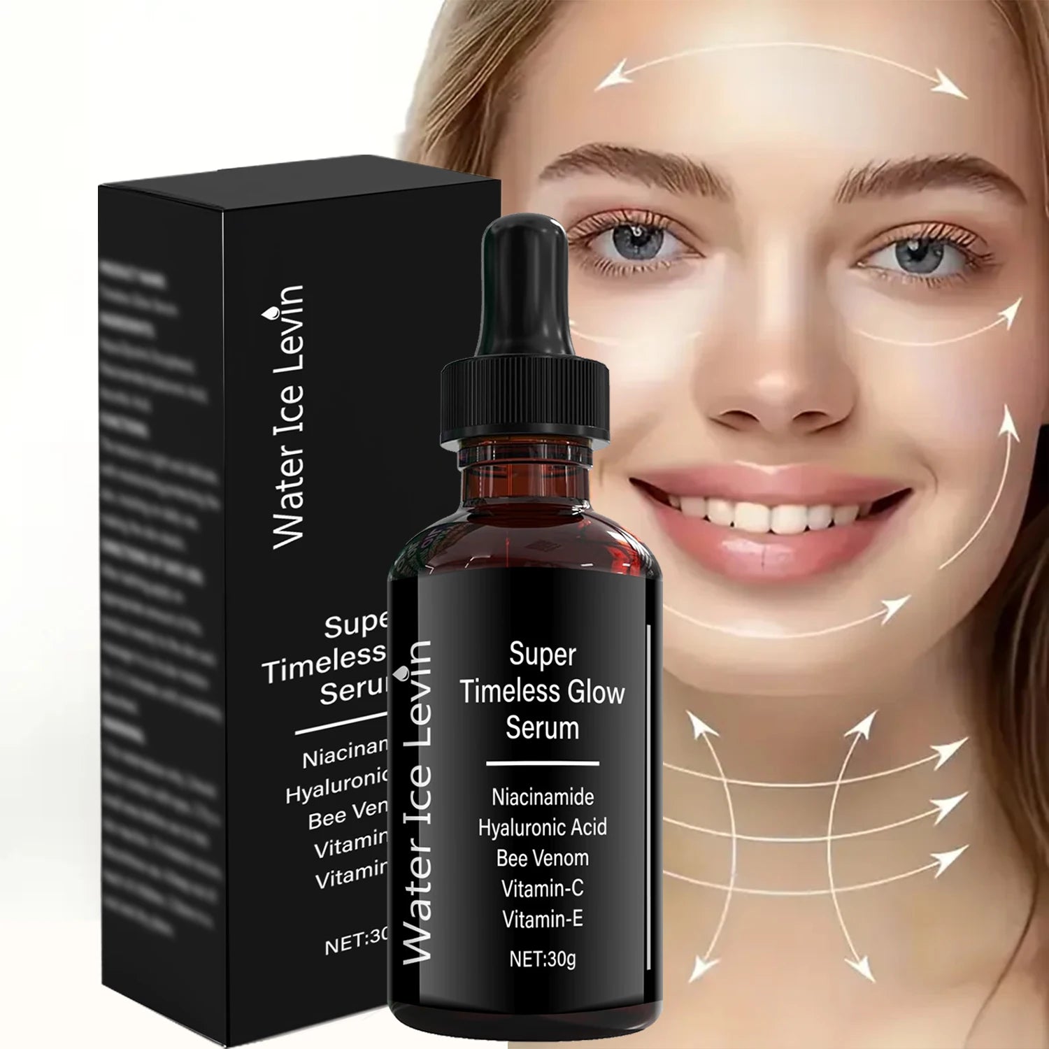 Winter Glow Niacinamide Bee Venom Serum Brightening Hydrating Facial Oil - 2