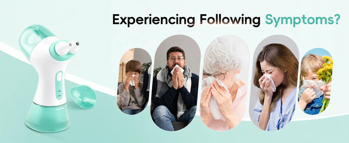Electric Nasal Irrigator for Sinus Relief and Congestion