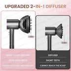2 in 1 Diffuser Nozzle for Dyson Supersonic Hair Dryer Attachment