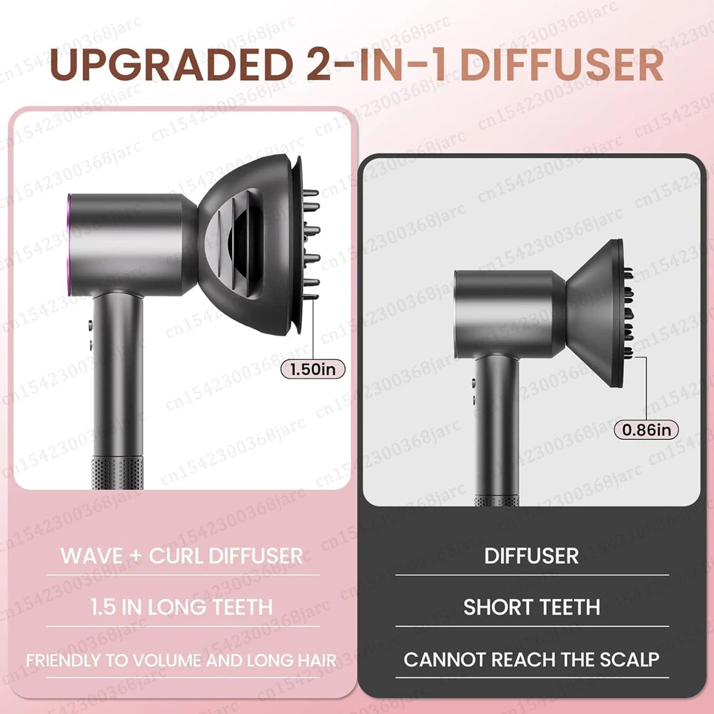 2 in 1 Diffuser Nozzle for Dyson Supersonic Hair Dryer Attachment