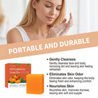 Persimmon Exfoliating Soap Bar for Odor Control and Body Cleansing