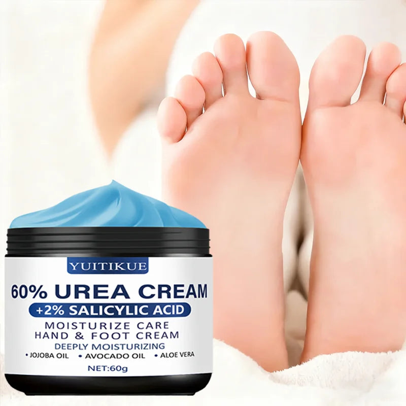 Yuitikue 60% Urea Cream Salicylic Acid Moisturizer for Hands and Feet