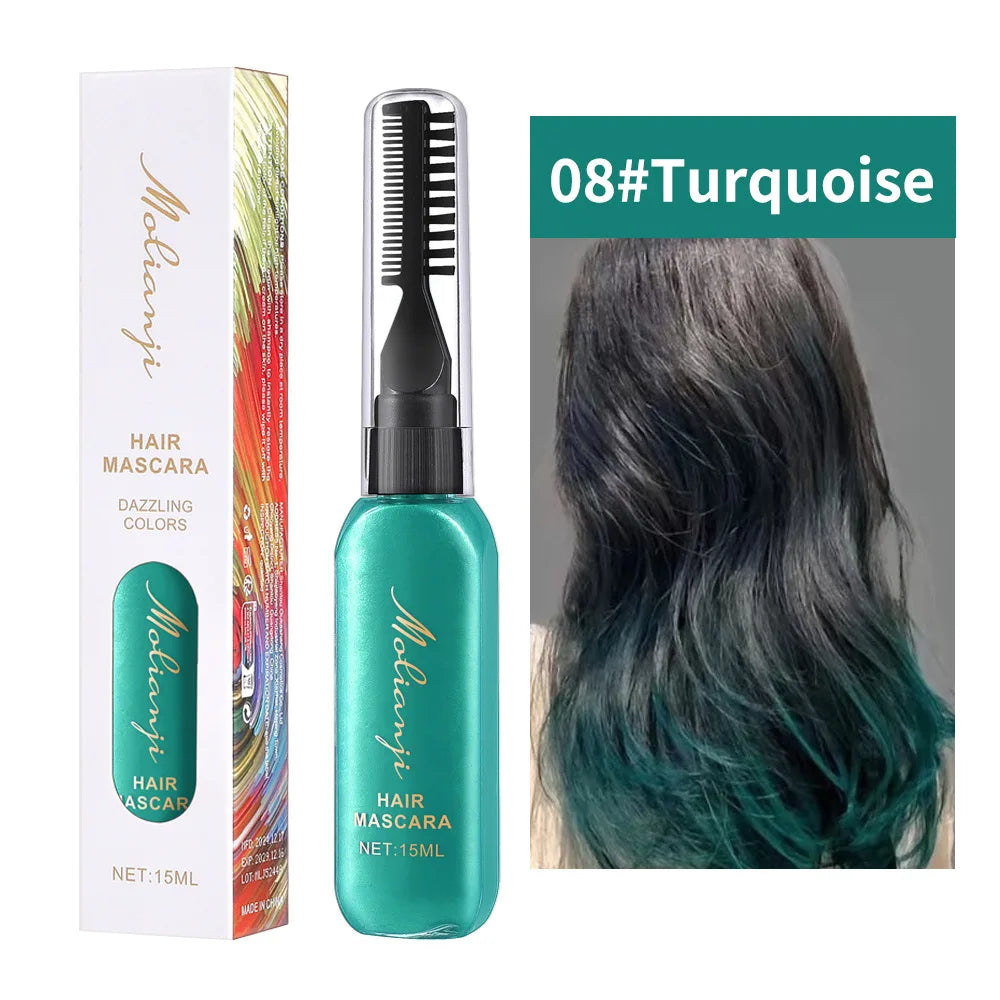 Disposable Colored Hair and Eyelash Dye Mascara 15ml