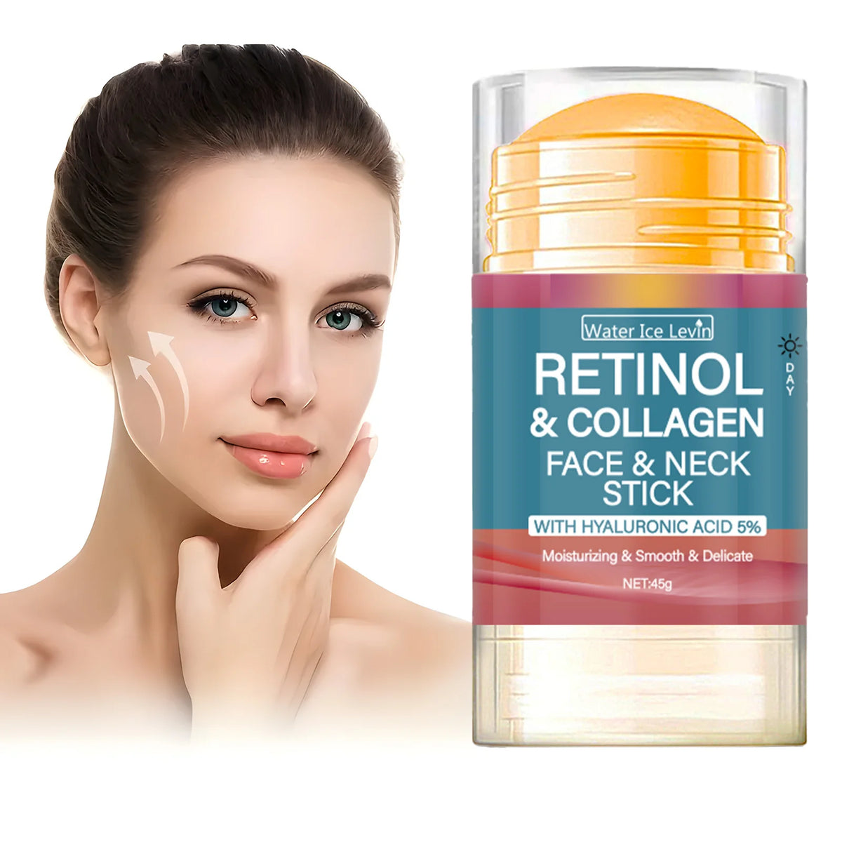 Retinol and Collagen Face and Neck Stick Anti Aging Firming Balm
