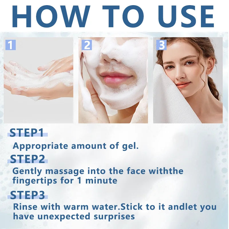 YUITIKUE Salicylic Acid Facial Exfoliating Gel Cleanser 100g - 14